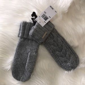 Michael Kors Gray Mitten Gloves